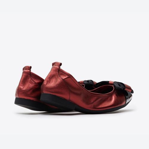 Giày Bệt Nữ Pazzion 3869-2 - DEEP RED - Màu Đỏ Size 35-4